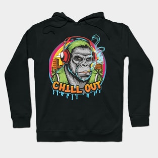 Jungle Rhythm: The Hip Hop Gorilla Hoodie